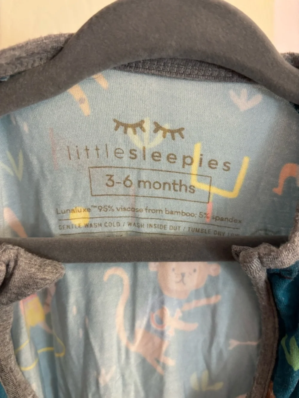 Little Sleepies Teal Jungle Gym Zippy